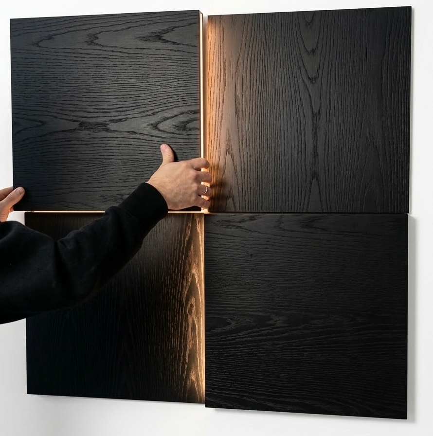Black_oak_wood_wall