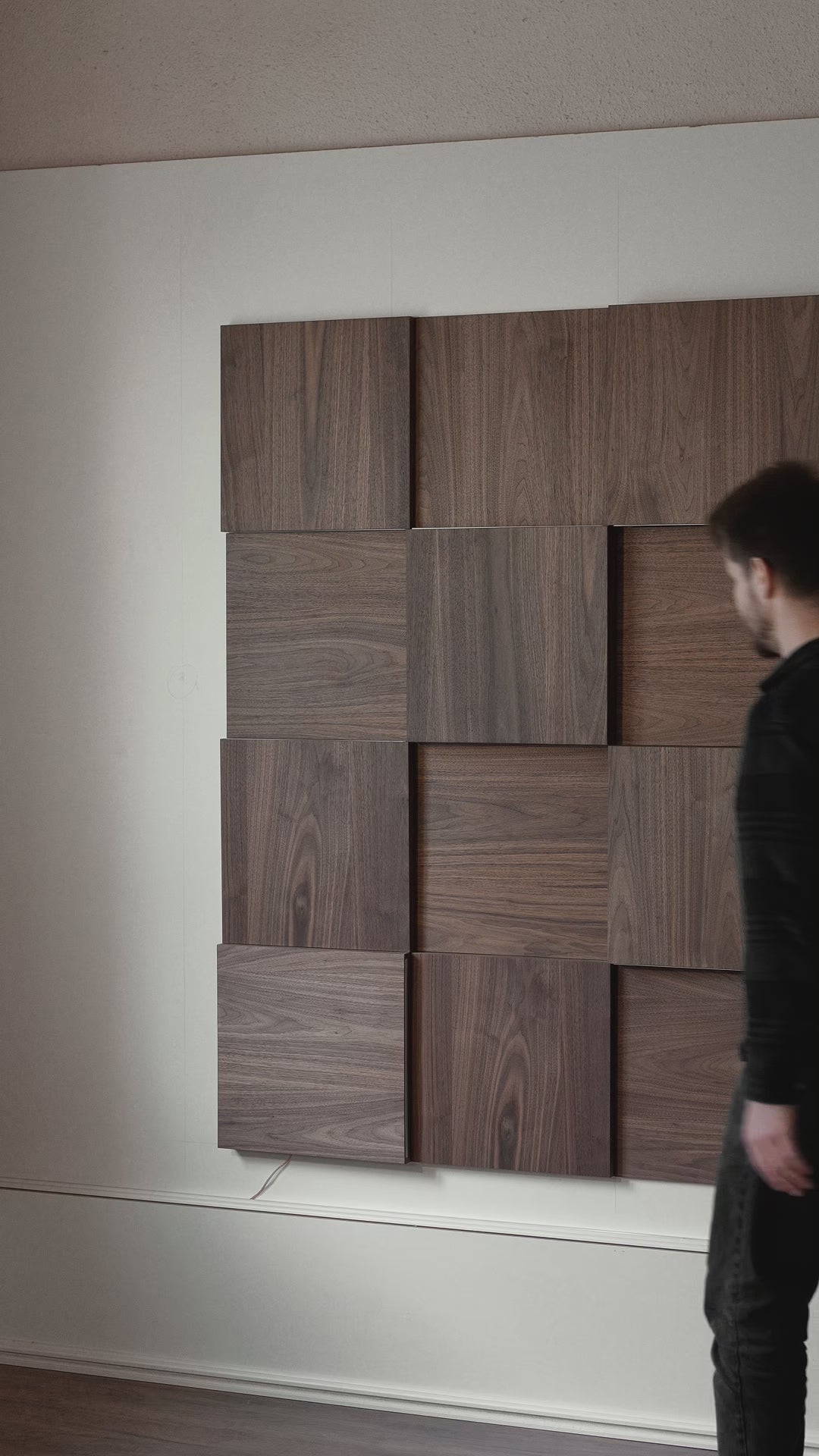 Premium Wood Wall Panels with Back Light