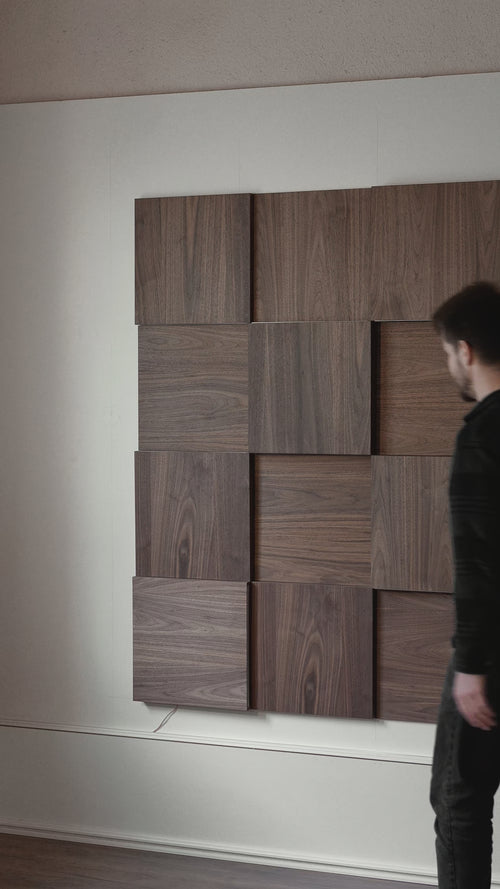 Premium Wood Wall Panels with Back Light