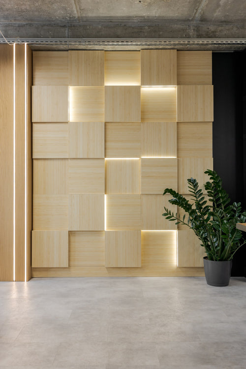 Oak panel with Backlighting -1pc